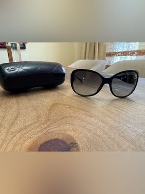 CHANEL Black Gradient Lens Women's Sunglasses